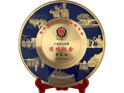 金属奔腾马 金属马水晶办公两件套 模型摆件 会议纪念摆件图3