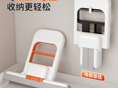 对折式免手洗折叠迷你小拖把桌面懒人海绵拖把家用新款吸水除污渍图3