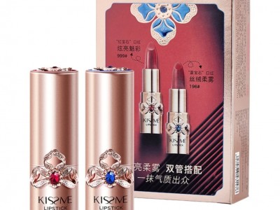 遮瑕琪仕美炫色魅彩口红保湿滋润哑光不粘杯防水不易掉色唇膏图2