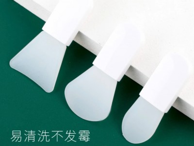 常规面霜勺脸部膜化妆刷套装面膜刷粉底抹泥硅胶迷你通用涂美容式图2