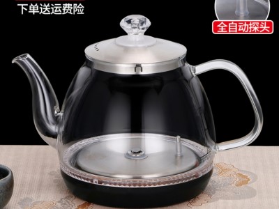 全自动底部上水煮水机+电热水壶+消毒锅 家用烧水壶组合套装图4